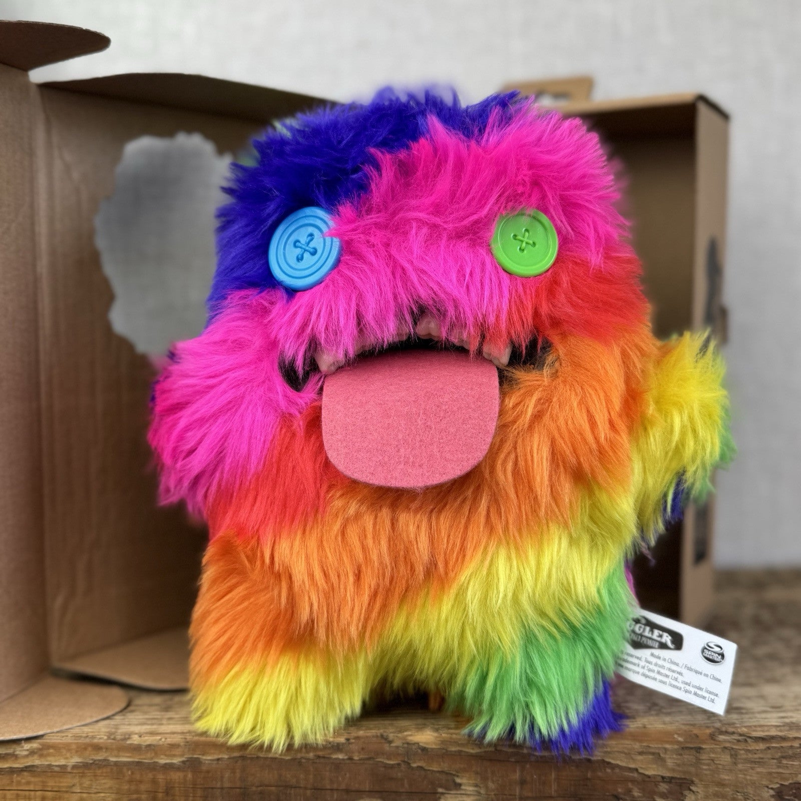 Fuggler Funny Ugly Monster - Oogah BooGah Rainbow Laboratory Misfits - With Box