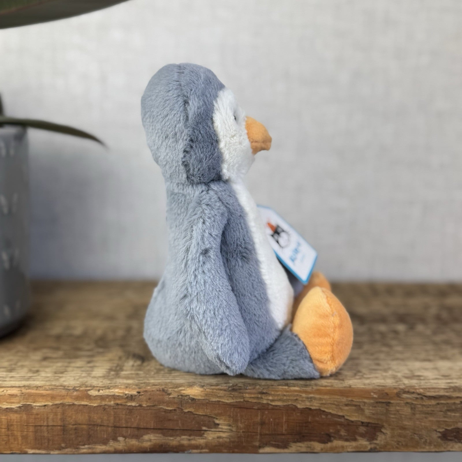 Jellycat Small Bashful Penguin - Grey Small Penguin With Tags Retired Beanie 8"