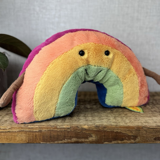 Jellycat Amuseable Rainbow - Rainbow Soft Toy Plush - Rainbow With Arms New Tags