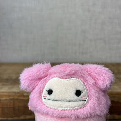 Squishmallow Micromallow Brina Pink Bigfoot New With Tags Small Yeti 2.5"