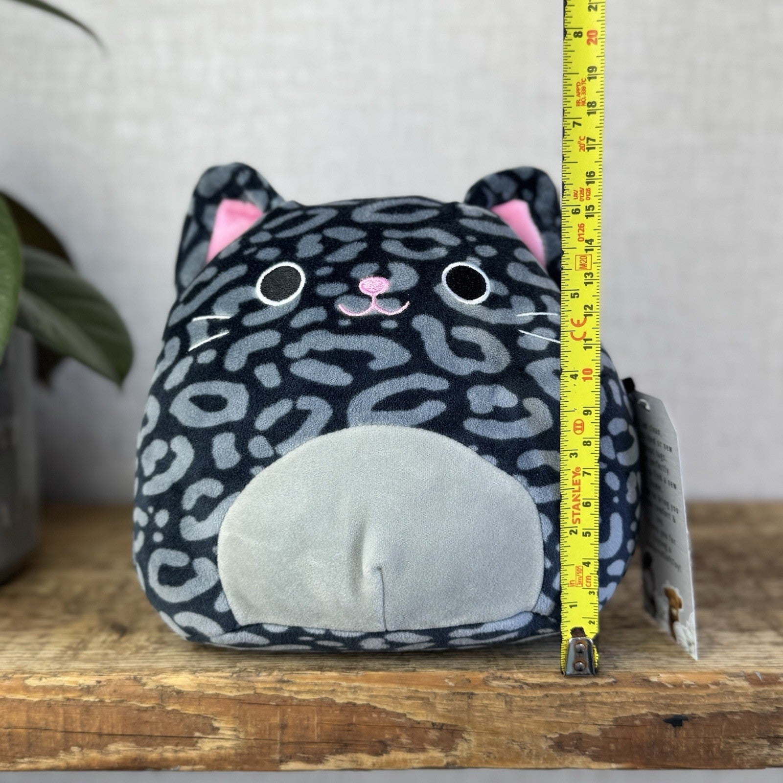 Squishmallow Xiomara The Black/Grey Spotty Cat Rare Cute Kitty Squish Small 7.5"