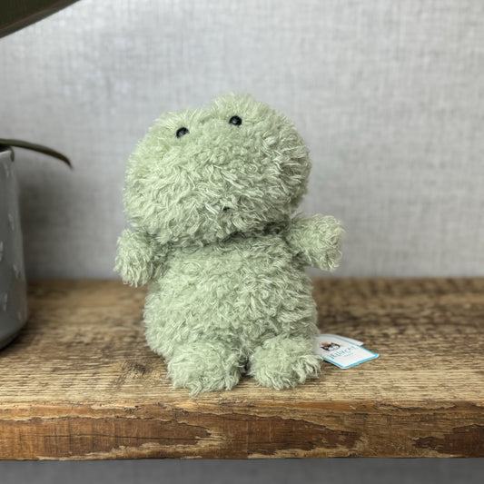 Jellycat Little Frog - Fluffy Little Frog - Light Green Frog New With Tags 8"
