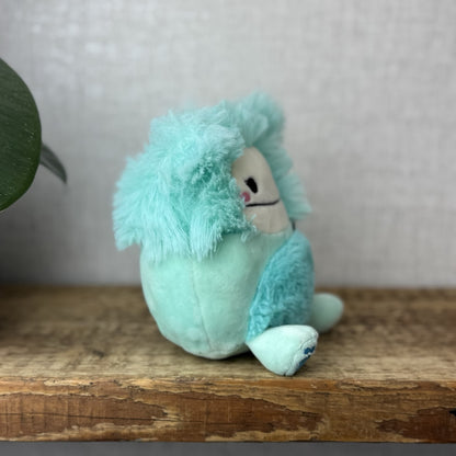 Squishmallow Joelle Bigfoot Yeti - Blue Retired Small Squishamllow Bigfoot 5"