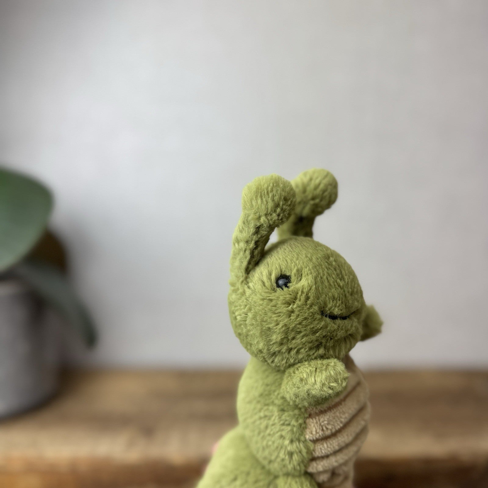 Jellycat Christopher Caterpillar Soft Toy Green Caterpillar Bug Soft Beanie 12”