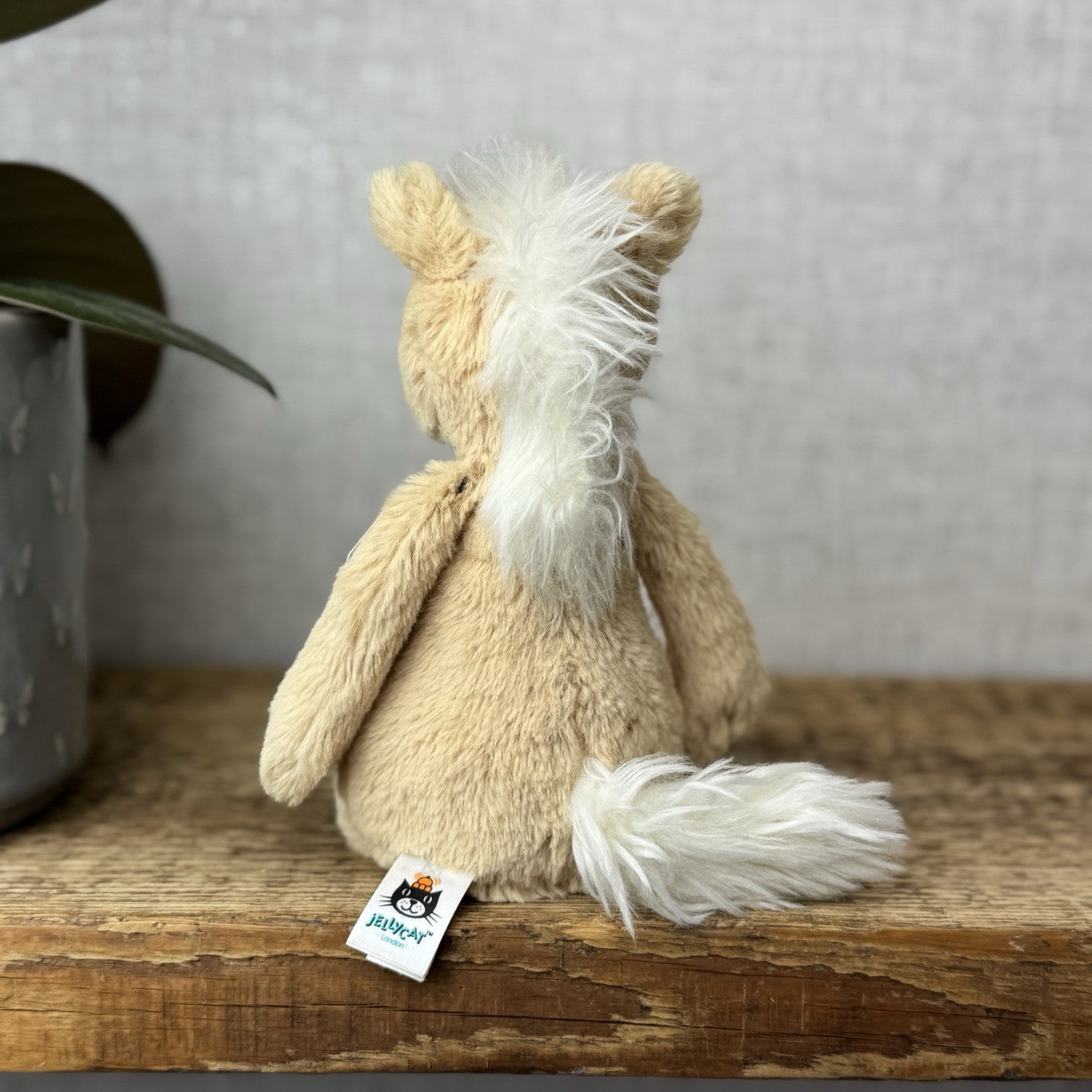 Jellycat Small Bashful Pony - Small Honey Light Brown Pony Horse Soft Toy 8