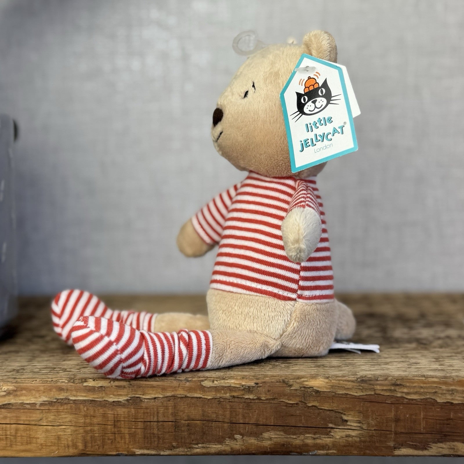 Jellycat Bibble Bear - New With Tags - Bear With Red Top & Booties 9"