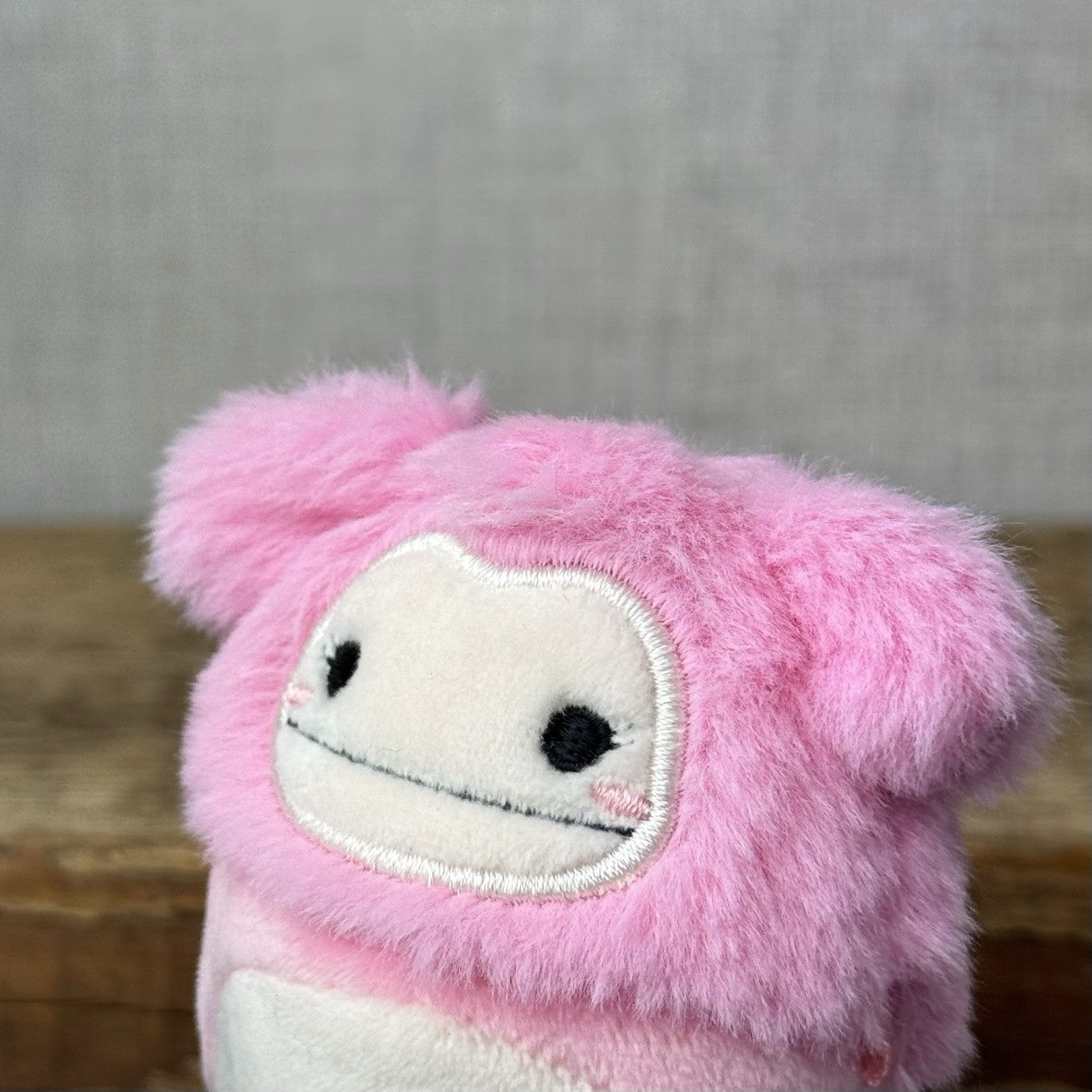Squishmallow Micromallow Brina Pink Bigfoot New With Tags Small Yeti 2.5"
