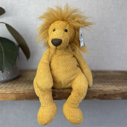 Jellycat Medium Pelhamby Lion - Pristine Retired Jellycat Lion Soft Toy 12" NWT