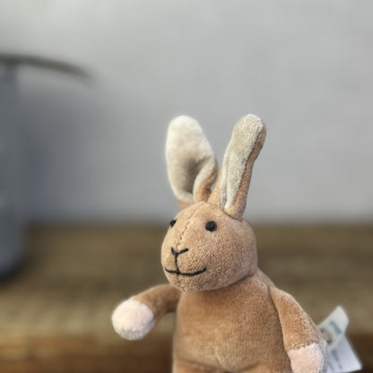 Jellycat Baby Rumble Tumble Bunny - Tiny Vintage Soft Toy Mini Bunny 4" 