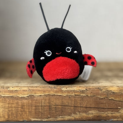 Squishmallows Squishville - Micromallow Squishmallow - Trudy The Ladybug 2”