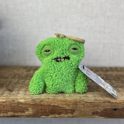 Fuggler Green Squidge Small Keyring  - Funny Ugly Monster Keyring Collectible