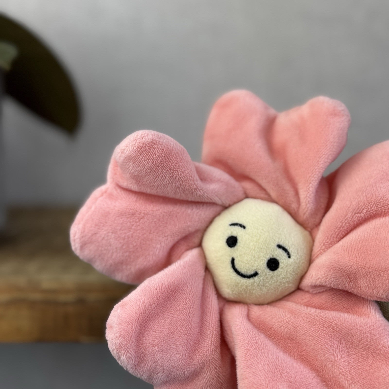 Jellycat Fleury Petunia Soother - Pink Flower Soft Comfort Blanket Baby Girl