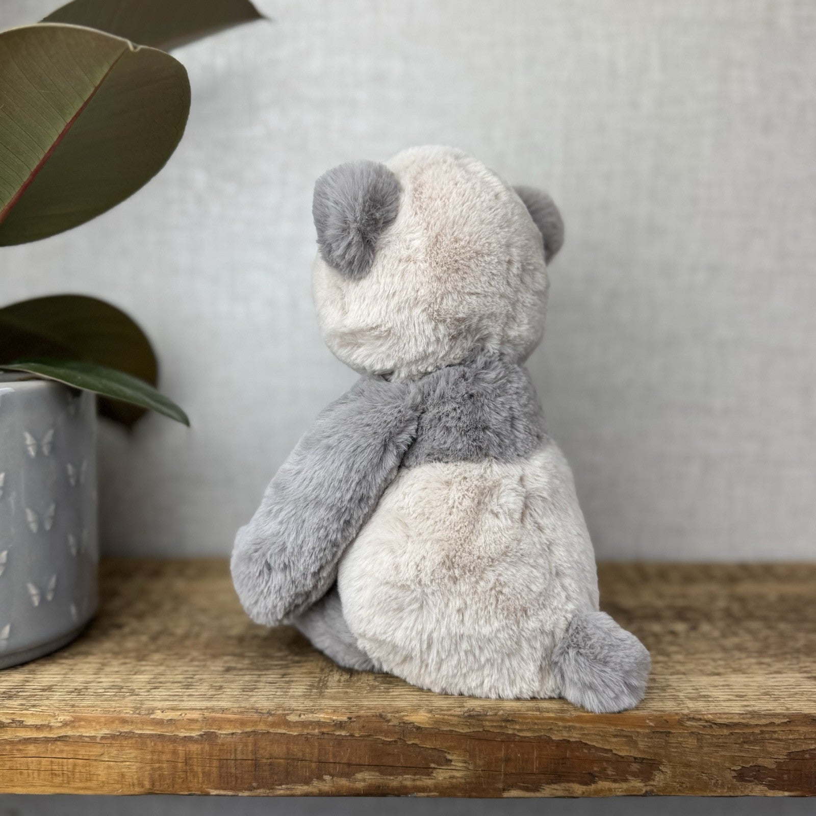 Jellycat Medium Buckley Panda - Snugglet Panda - Grey & White Beanie Panda 14”