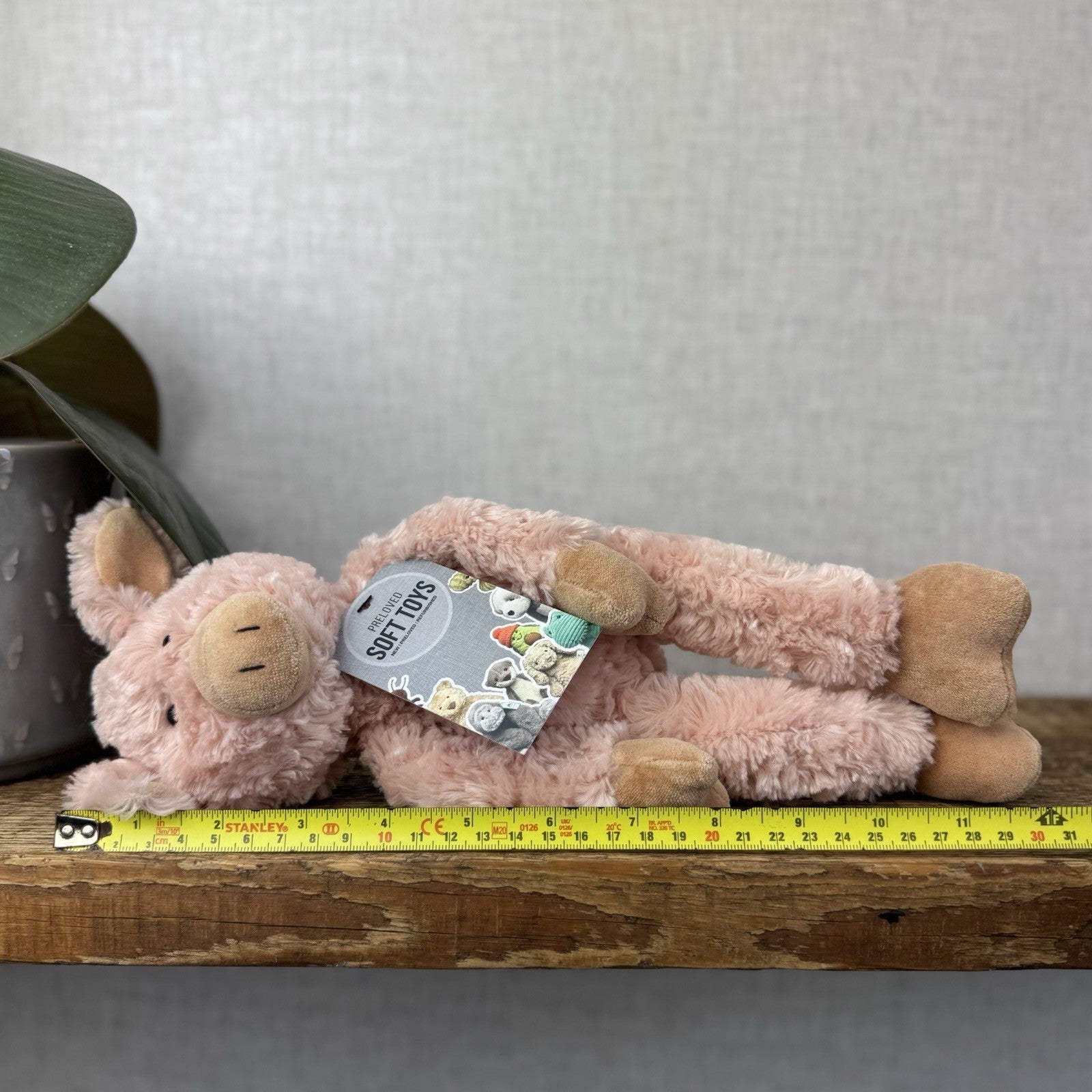 Jellycat Small Pickles Piglet - Vintage Jellycat Pig New Without Tags 12"