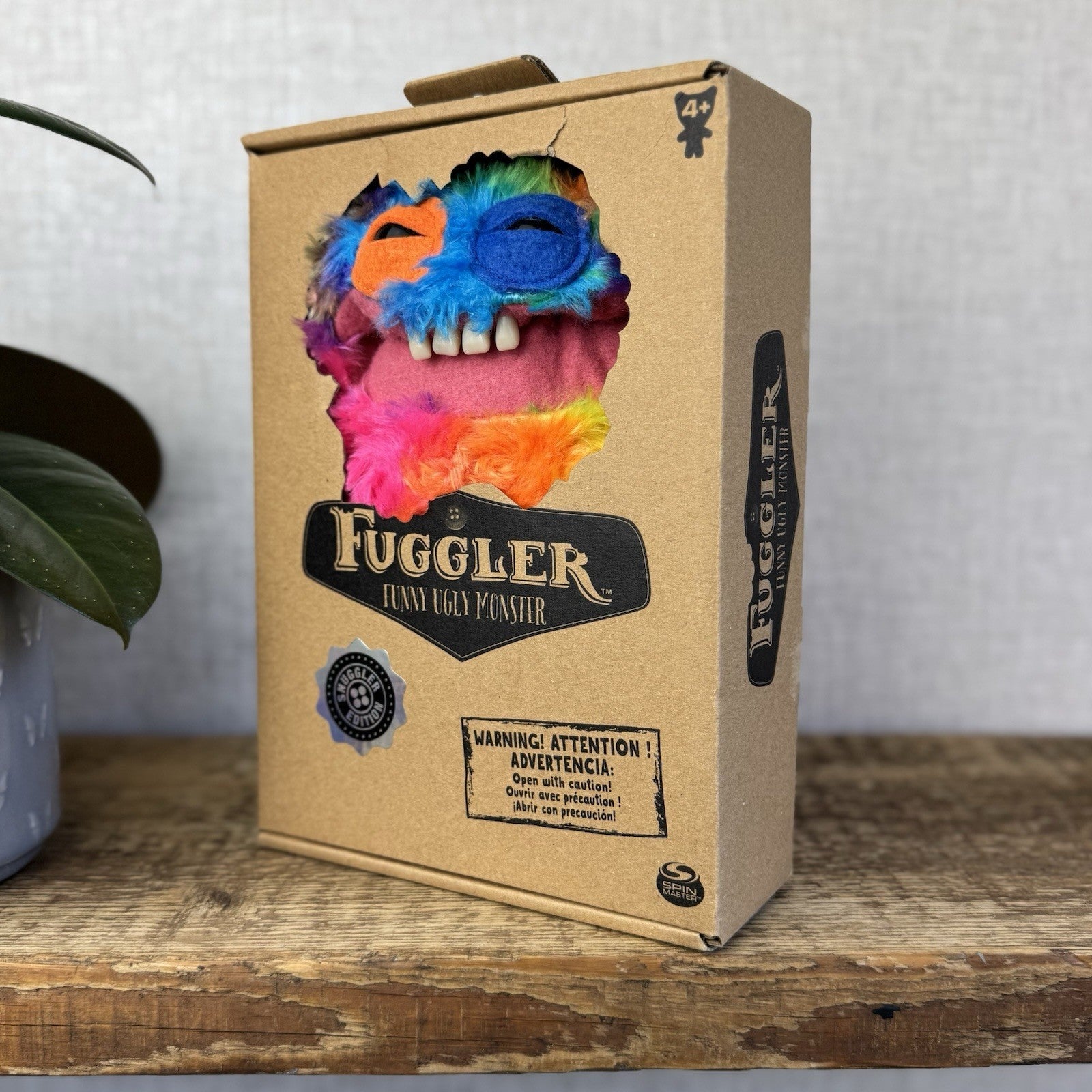 Fuggler Funny Ugly Monster Snuggler Edition Rainbow Grin Grin Snuggler With Box
