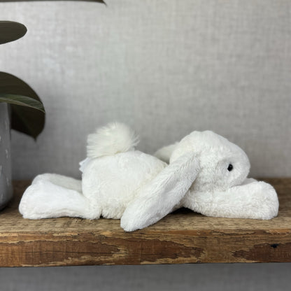 Jellycat SMALL White Smudge Bunny Rabbit - White Company White Bunny Smudge 10”