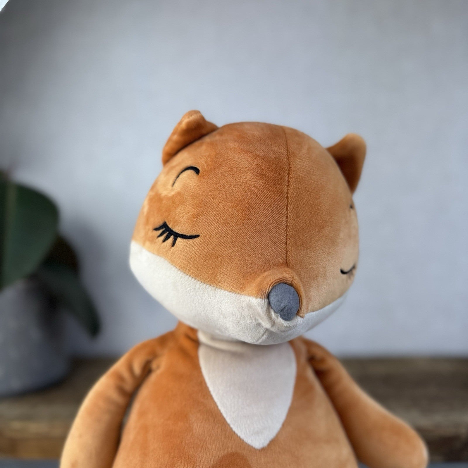 Jellycat Large Sleepee Fox - Large Velour Orange Fox Super Soft Retired Rare 16”