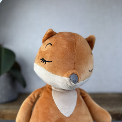 Jellycat Large Sleepee Fox - Large Velour Orange Fox Super Soft Retired Rare 16”