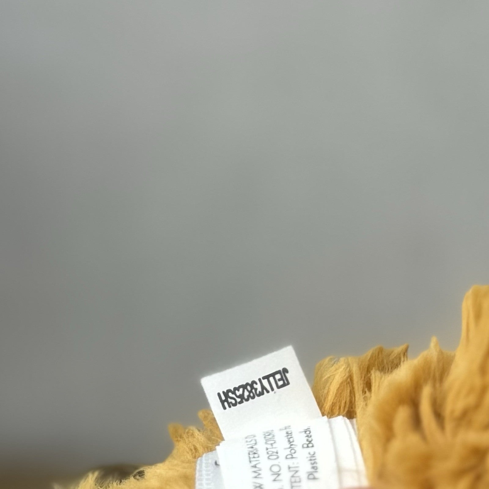 Jellycat Small Mumble Lion - Iggle Squiggle Orange Texture Jellycat Lion 9”