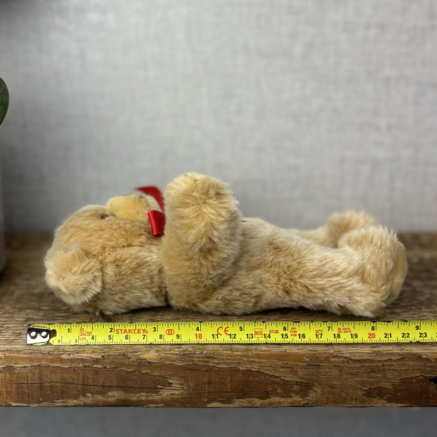 Steiff Molly Teddy Bear - Small Teddy Red Bow Tie - With Tags 9” - 669610 Molly