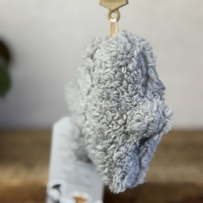 Fuggler Oogah Boogah - Grey Funny Ugly Monster Keyring Plush Collectible 