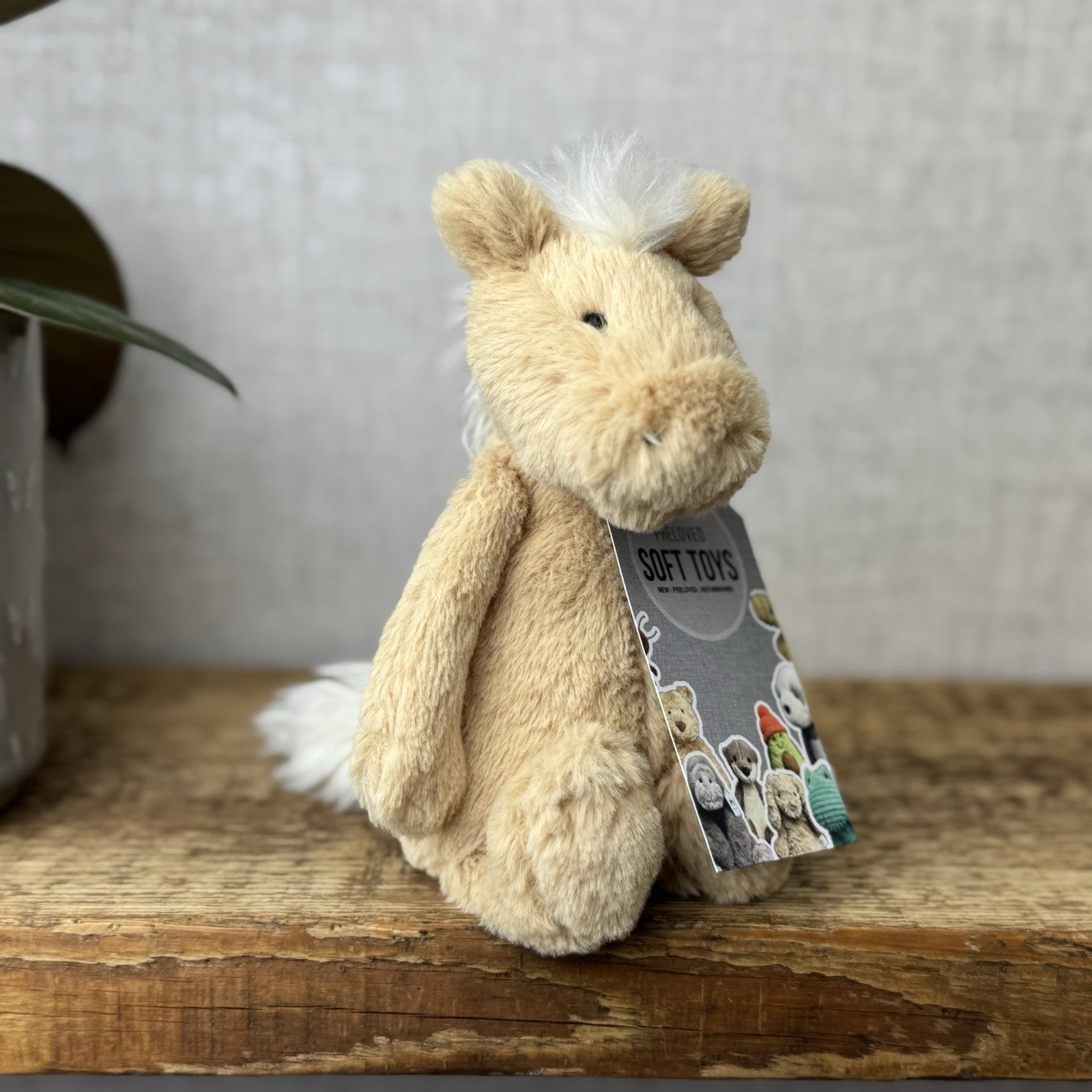 Jellycat Small Bashful Pony - Small Honey Light Brown Pony Horse Soft Toy 8
