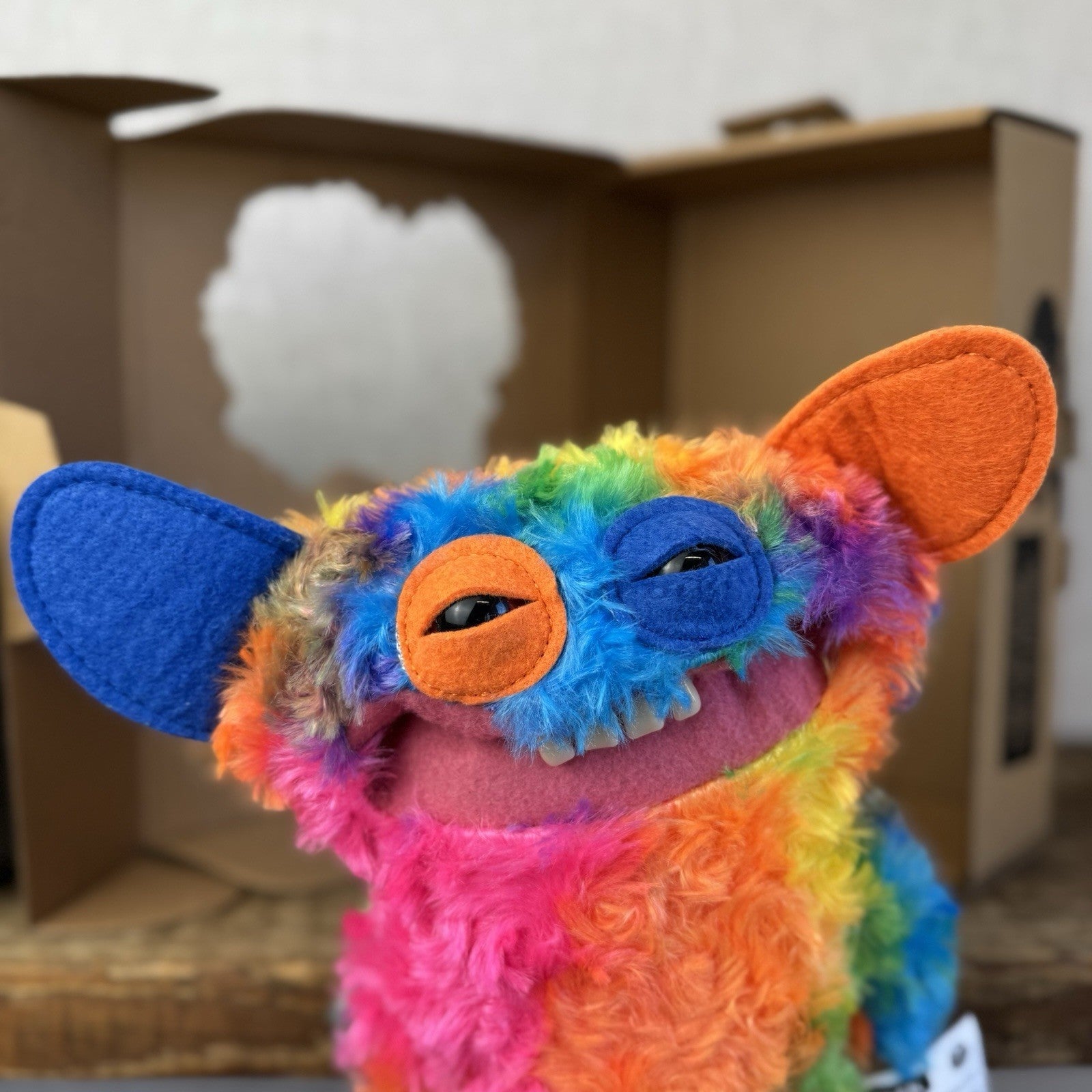 Fuggler Funny Ugly Monster Snuggler Edition Rainbow Grin Grin Snuggler With Box