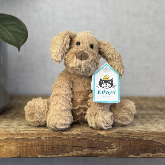 Jellycat Baby Fuddlewuddle Puppy - Tiny Fuddlewuddle Dog Puppy With Tags 5”