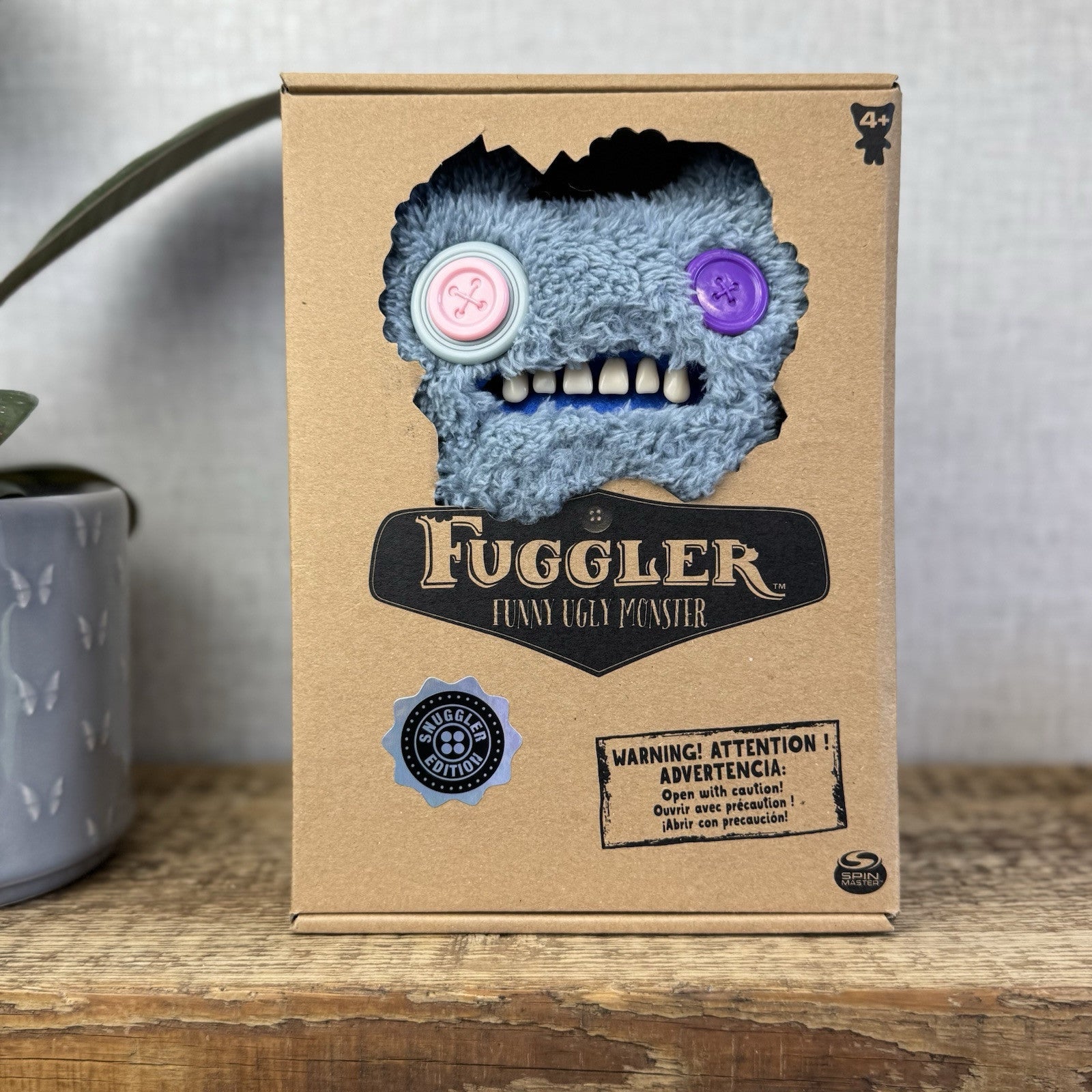 Fuggler Funny Ugly Monster Snuggler Edition - Indecisive Monster Grey Snuggly