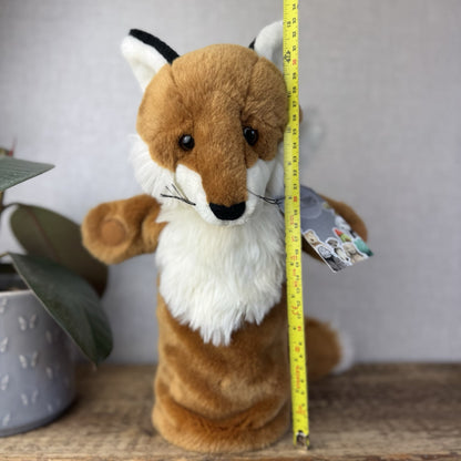 The Puppet Company - Fox Long Sleeve Puppet With Tail Fox Wildlife Puppet 14"