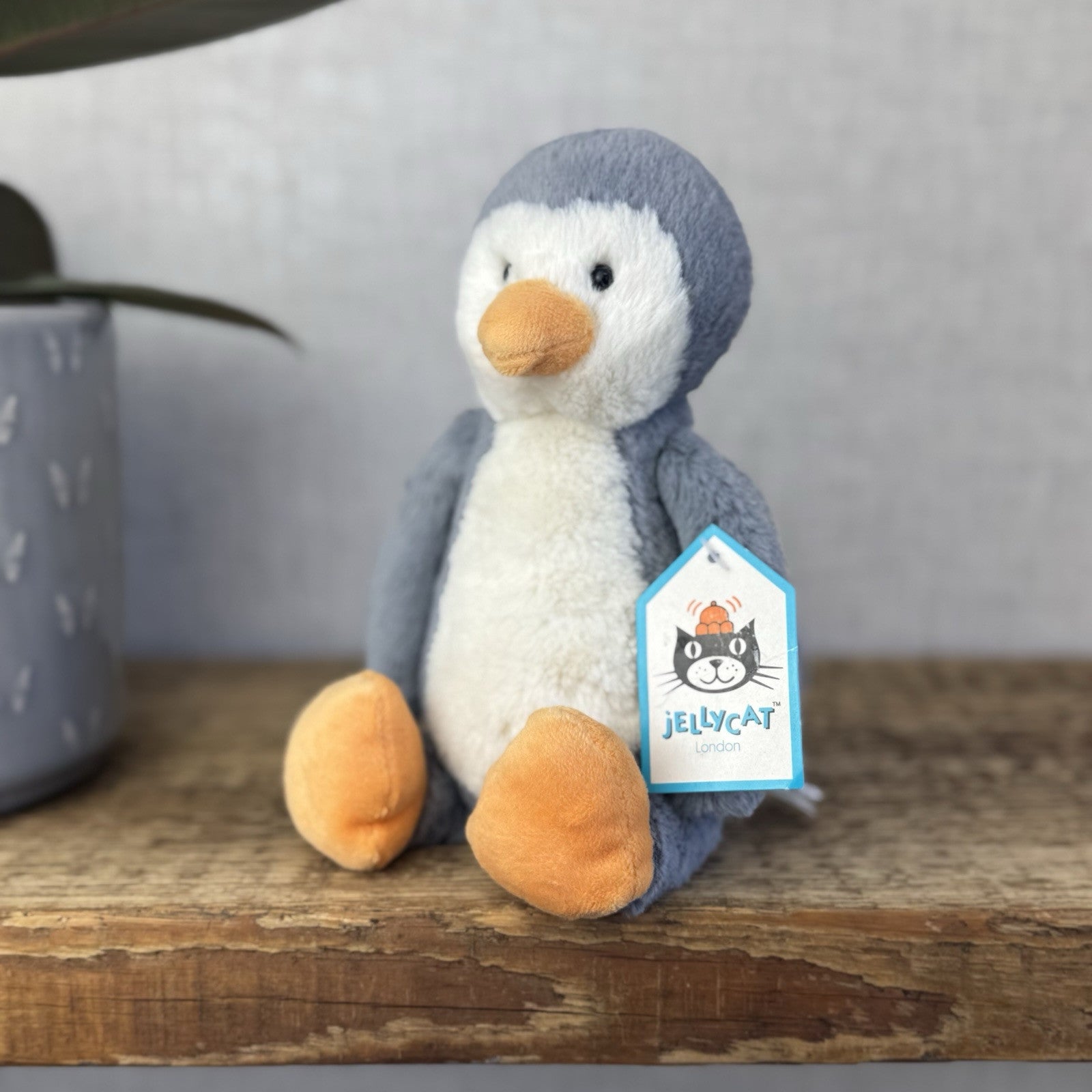 Jellycat Small Bashful Penguin - Grey Small Penguin With Tags Retired Beanie 8"