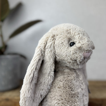 Jellycat Medium Bashful Beige Bunny - Light Brown Bunny Soft Toy Beanie 12” (3)
