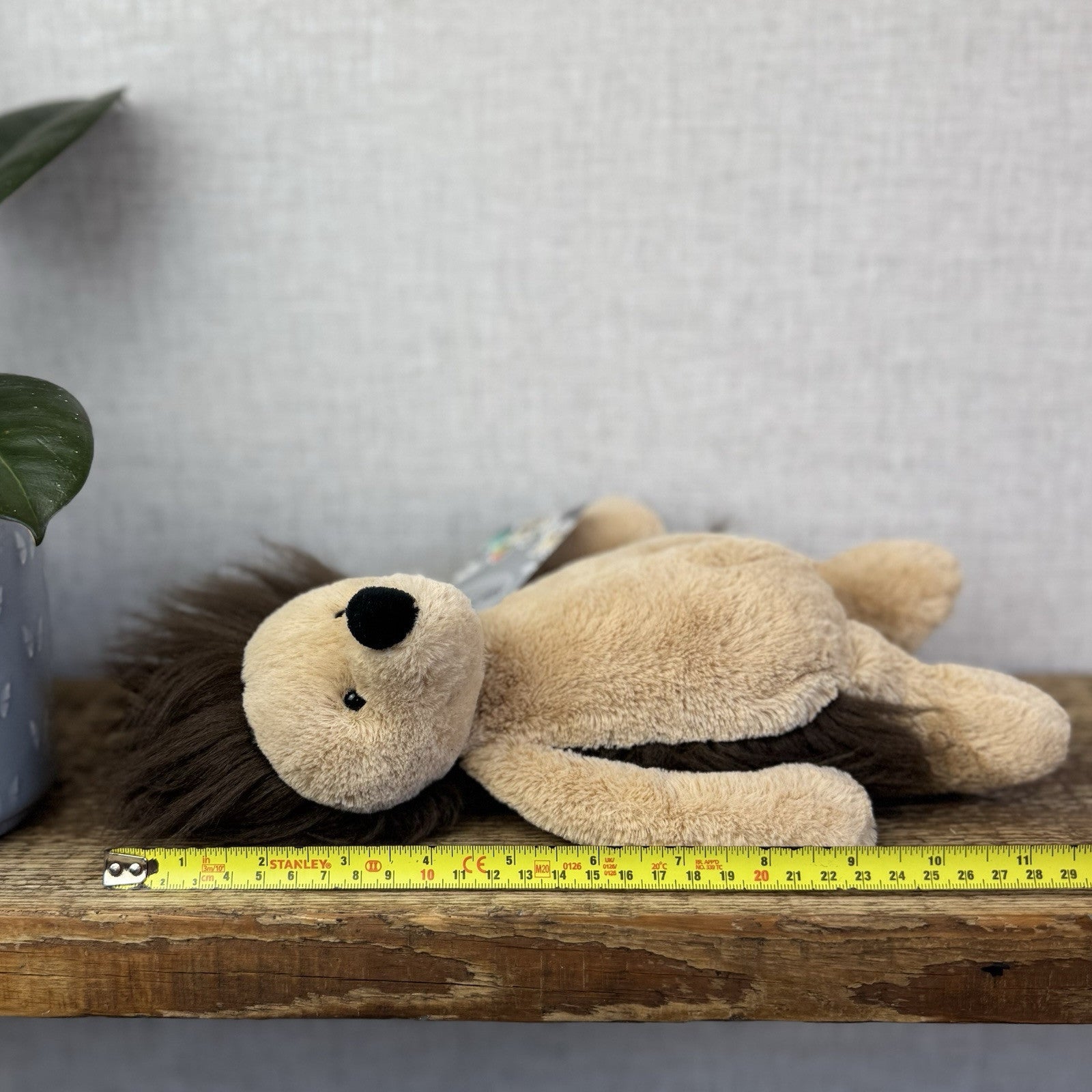 Jellycat Medium Bashful Hedgehog - Fluffy Beanie Woodland Hedgehog 12"