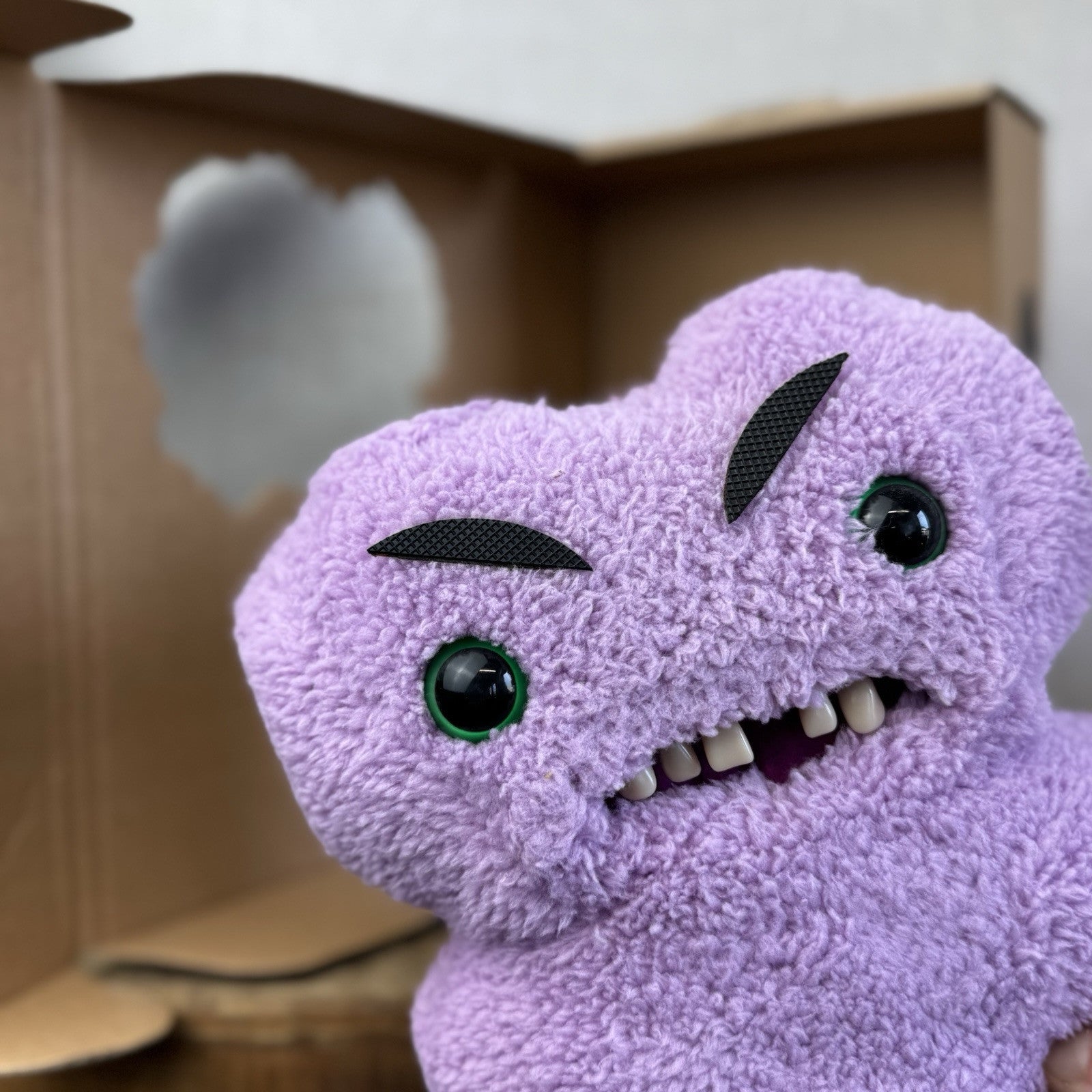 Fuggler Funny Ugly Monster Lilac Gaptooth Mcgoo - Angry Eyebrows With Box