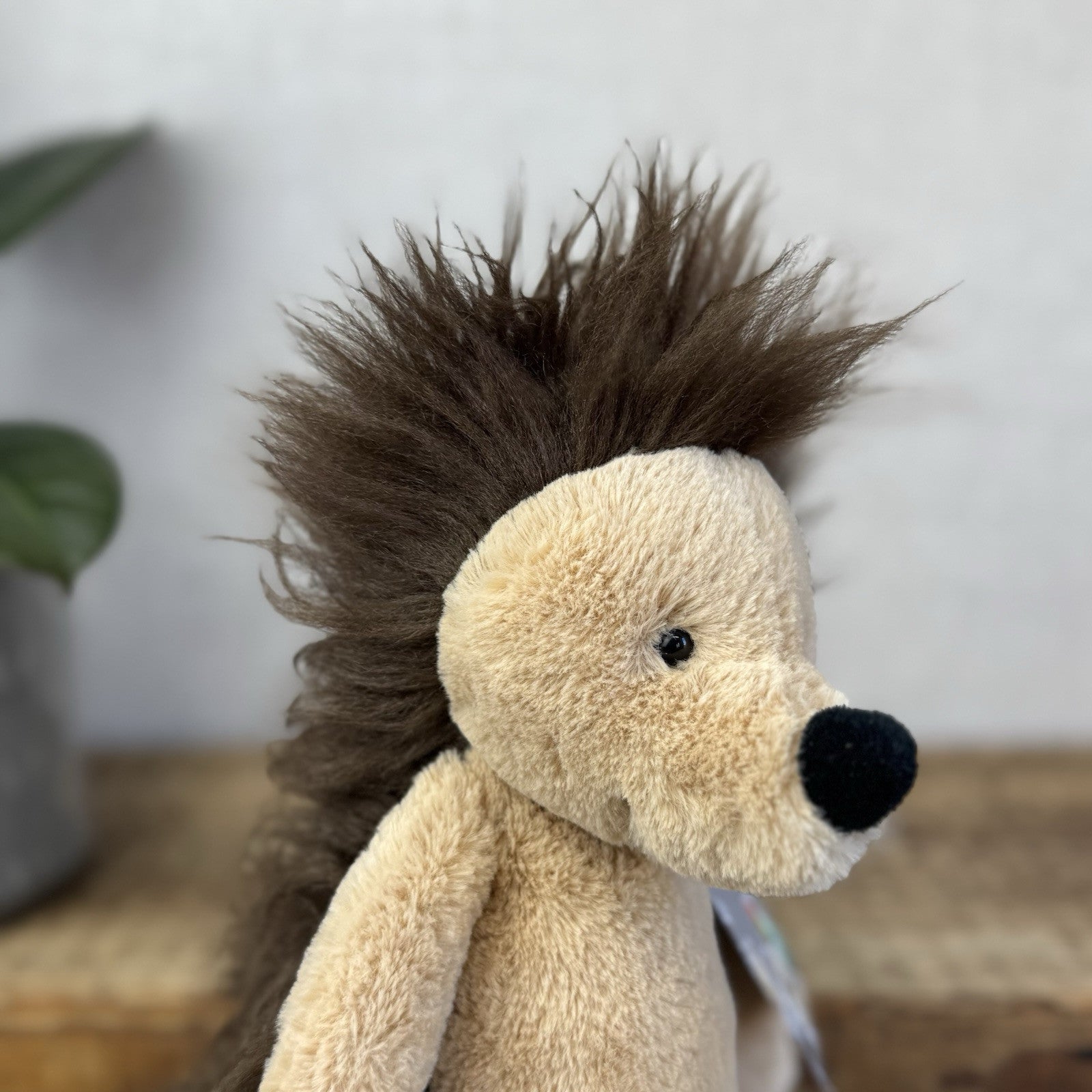 Jellycat Medium Bashful Hedgehog - Fluffy Beanie Woodland Hedgehog 12"
