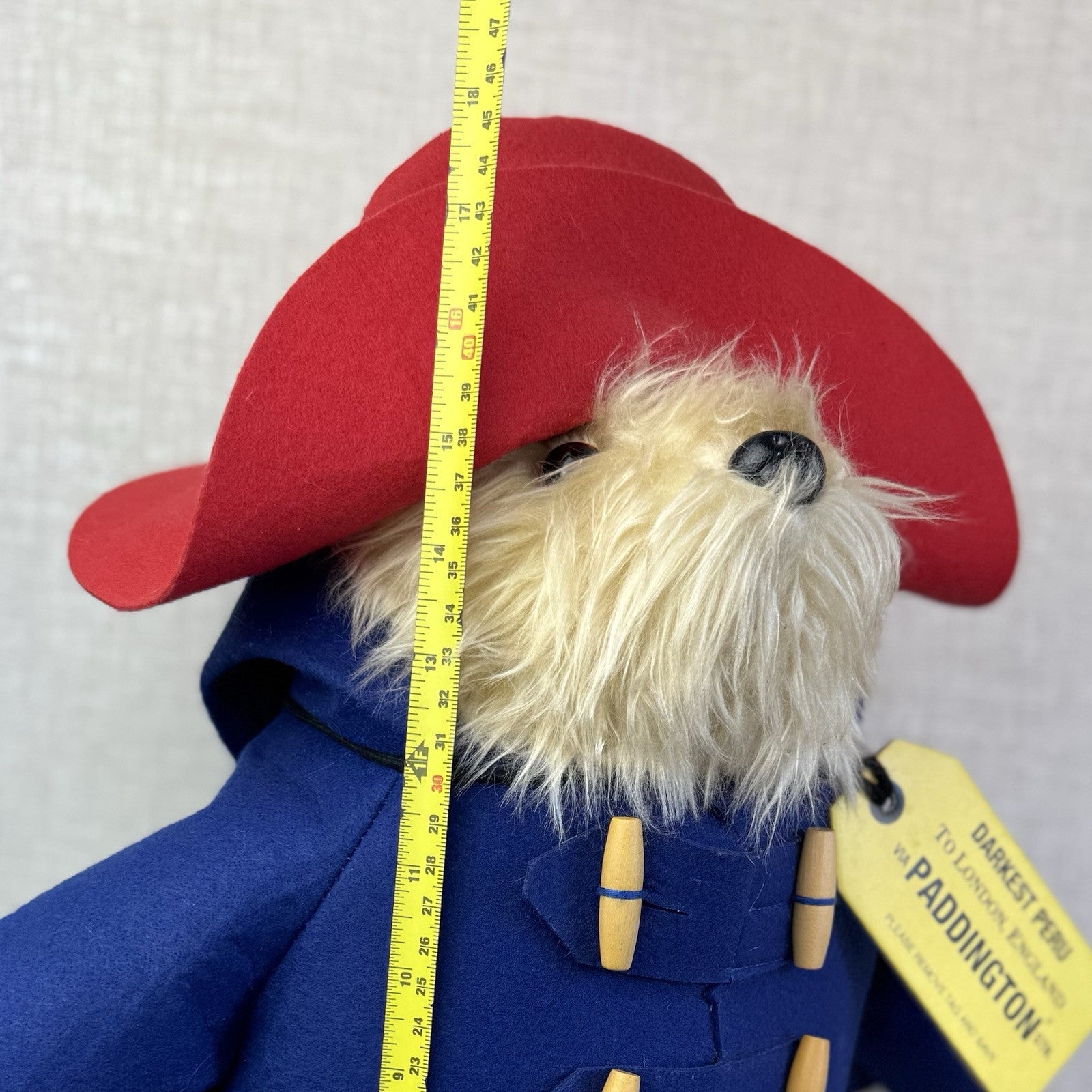 Rainbow Designs Paddington Bear Soft Toy (Gabrielle Designs Replica) 18" Bear