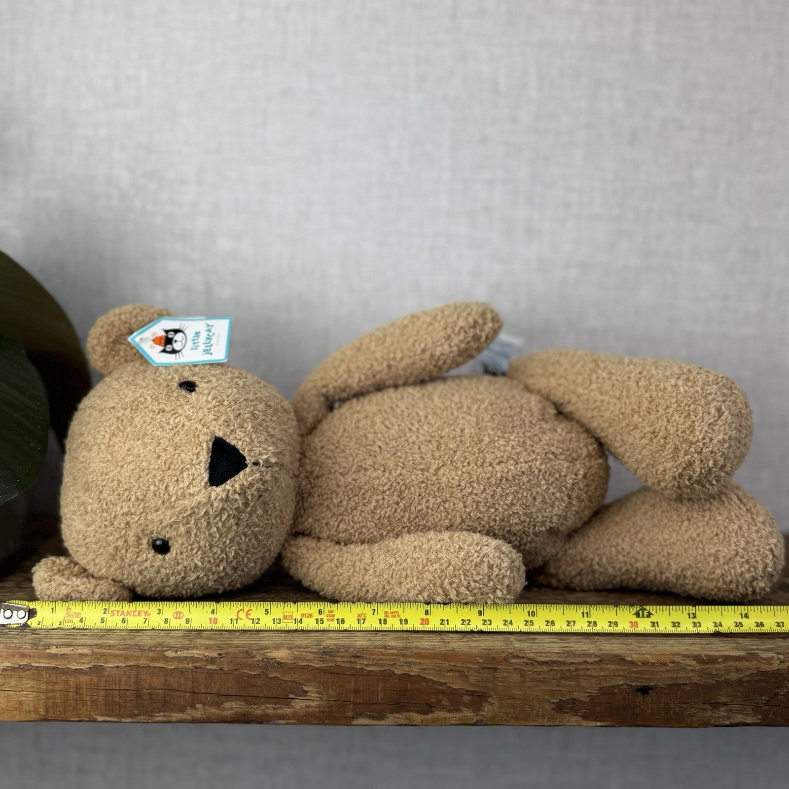 Jellycat Big Teddy - Large Little Jellycat Teddy Soft Toy With Tags Pristine 16"