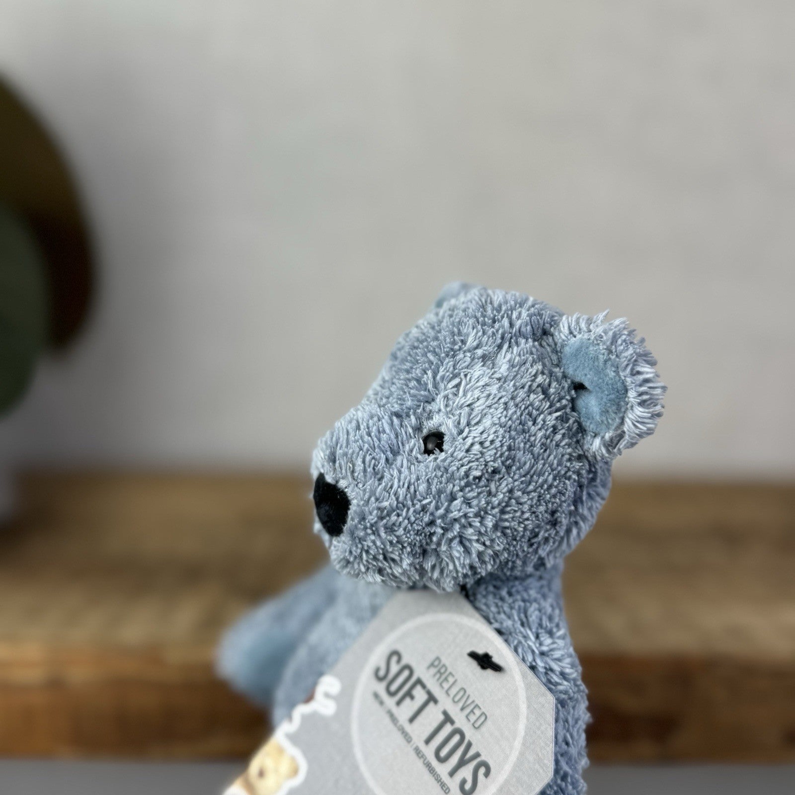 Jellycat Lil Slackajack Blue Bear Baby Slackajack Textured Blue Slackajack 8”