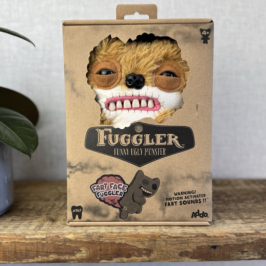 Fuggler Fart Face Sketchy Squirrel - Brand New Unused With Box Funny Ugly Plush