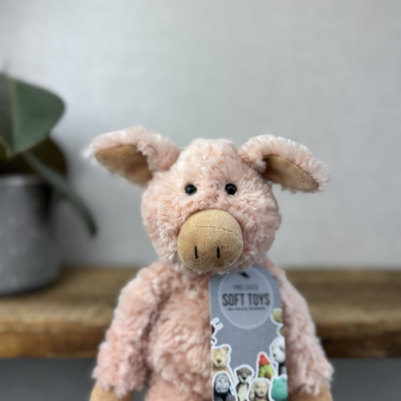 Jellycat Small Pickles Piglet - Vintage Jellycat Pig New Without Tags 12"
