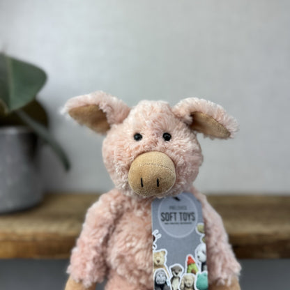 Jellycat Small Pickles Piglet - Vintage Jellycat Pig New Without Tags 12"