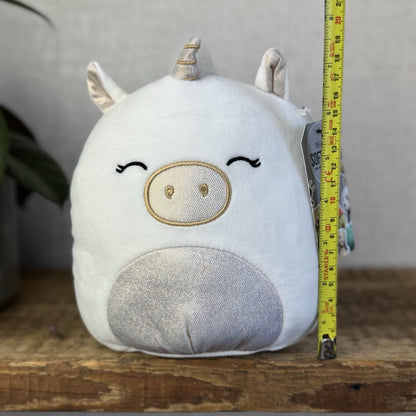 Squishmallow - Sofia The Unicorn White.Gold Unicorn Squish Soft Toy Small 7.5"