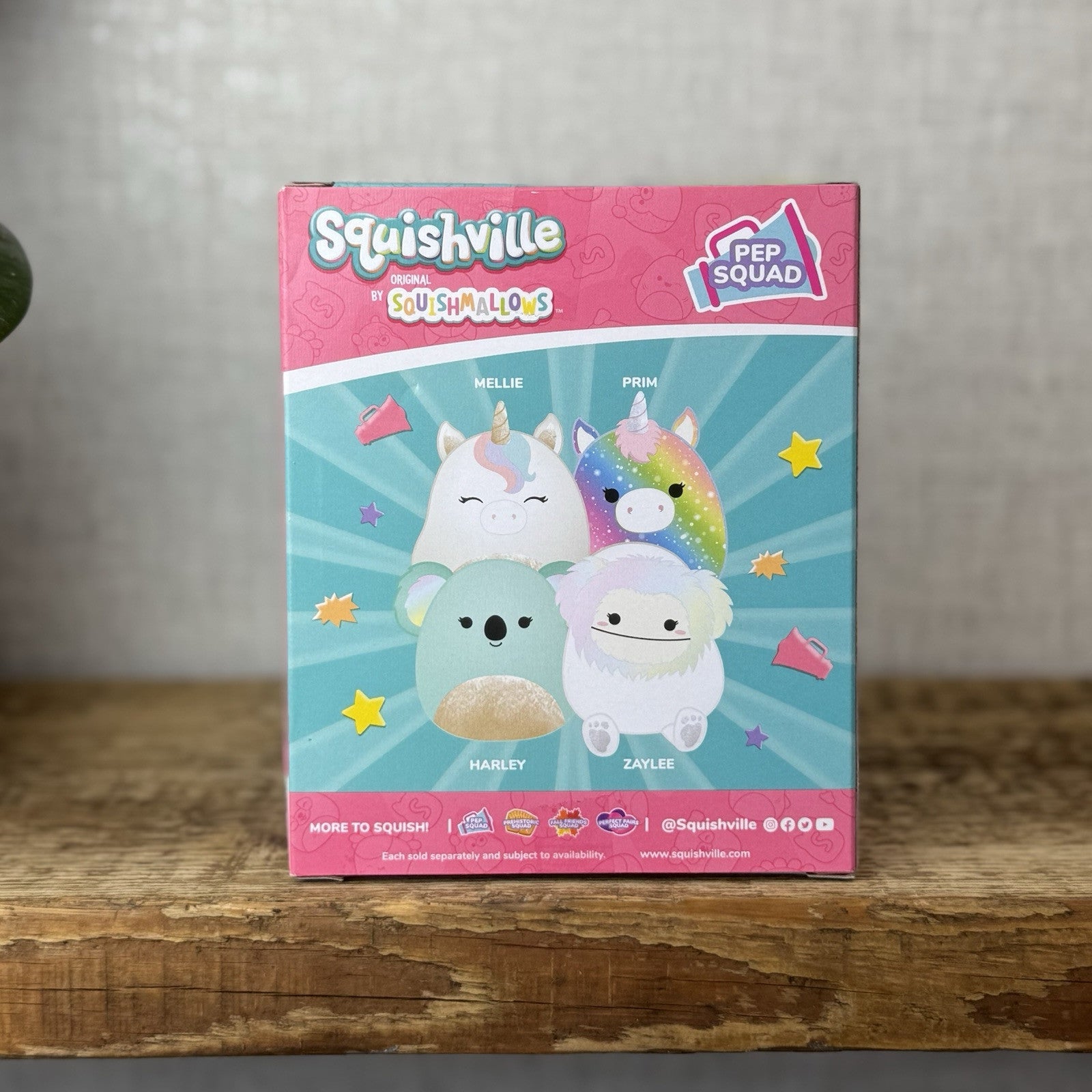 Squishmallow Squishville Pep Squad - New In Box - Unicorn, Koala Yeti Rare 2"