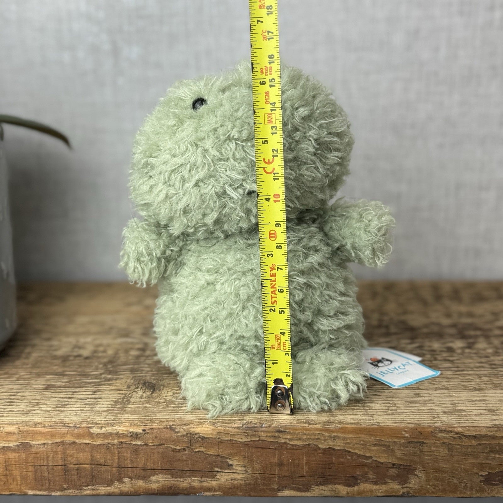Jellycat Little Frog - Fluffy Little Frog - Light Green Frog New With Tags 8"