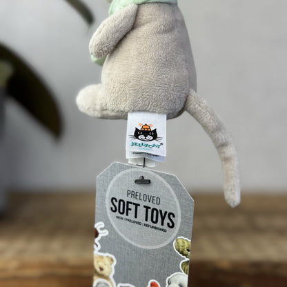 Jellycat Tiny Mouse Green - Hanging Mouse John Lewis Poppet Retired 4"