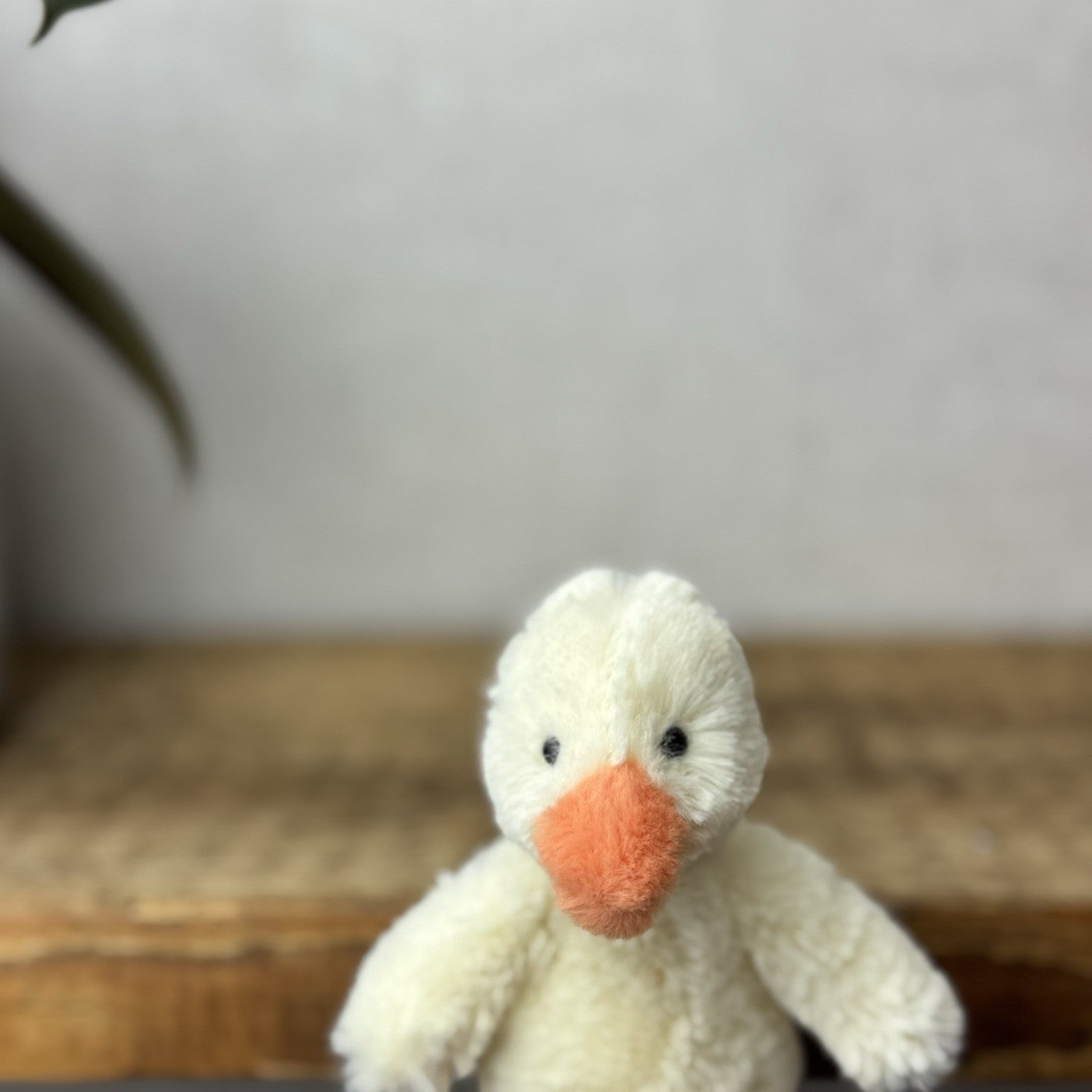 Jellycat Tiny Bashful Duckling - Tiny Yellow & Orange Duck Older Style Rare 5”