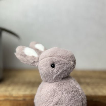 Jellycat Pebblet Mushroom Bunny Rabbit - Small Purple/Brown Rabbit Fluffy