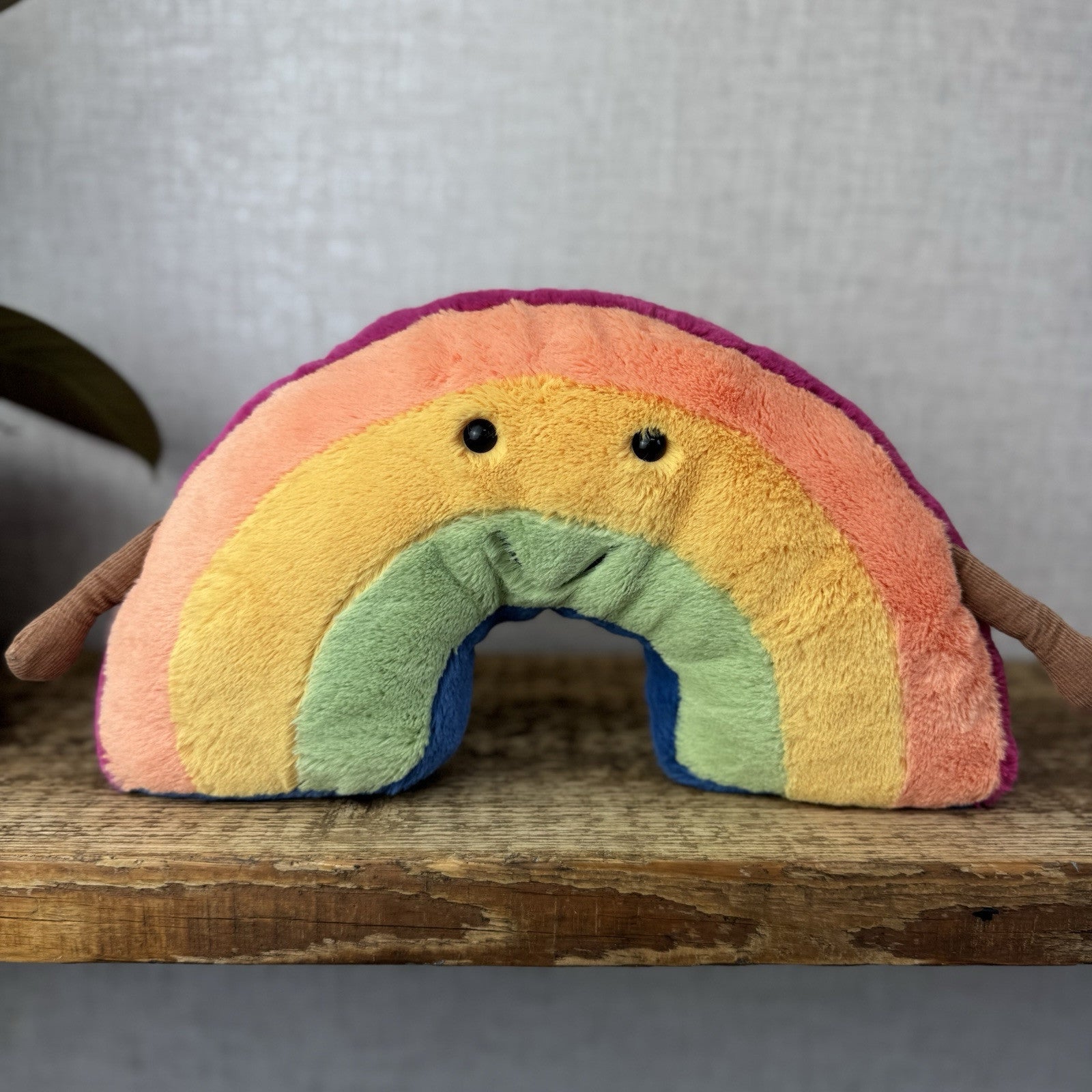 Jellycat Amuseable Rainbow - Rainbow Soft Toy Plush - Rainbow With Arms New Tags