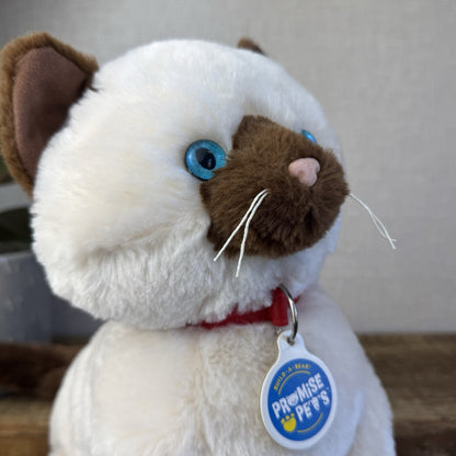 Build A Bear Hello Promise Pets Ragdoll Cat New Without Tags 2016 White/Brown