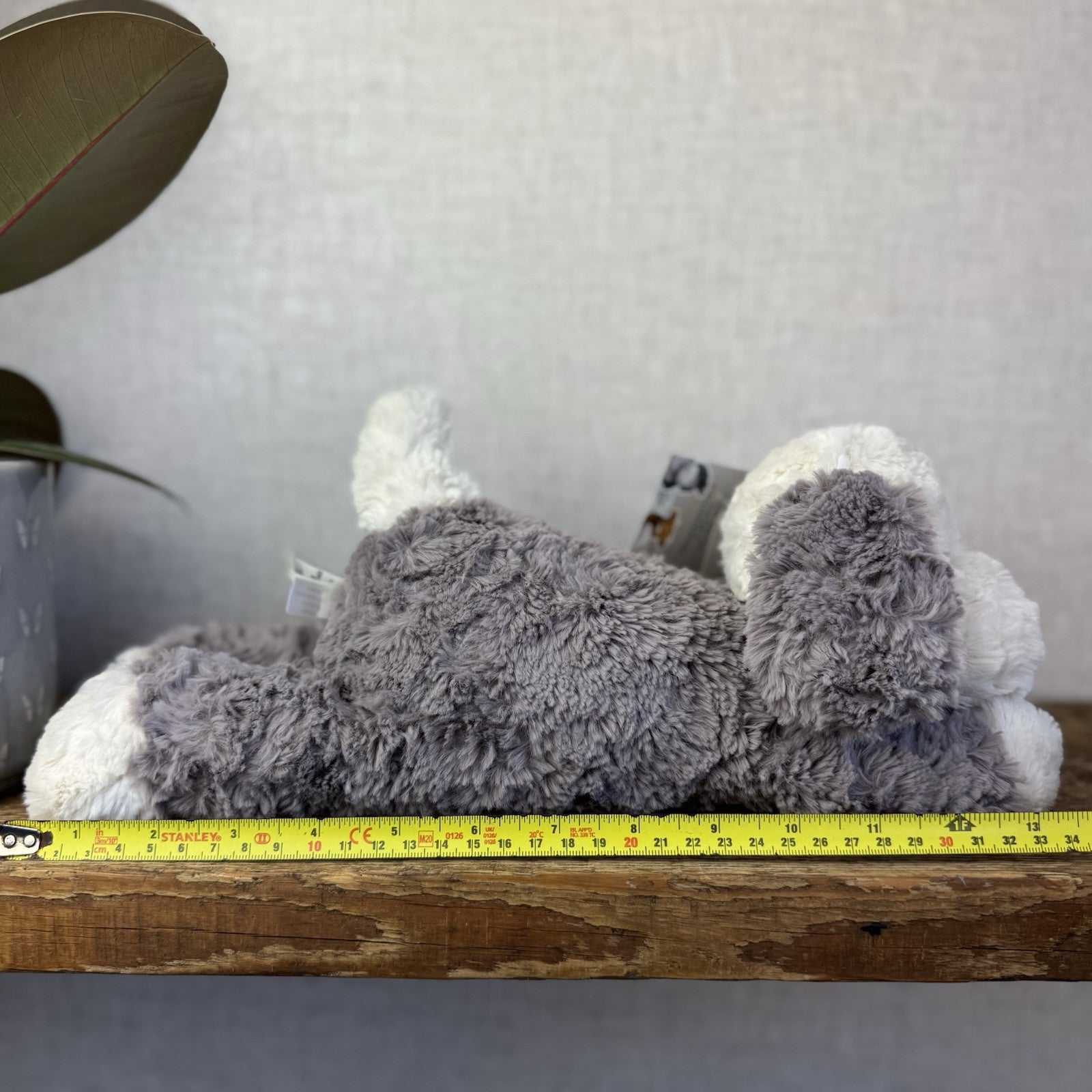 Jellycat Tumblie Sheepdog Grey & White Puppy Dog Soft Toy Plush 14” (2)
